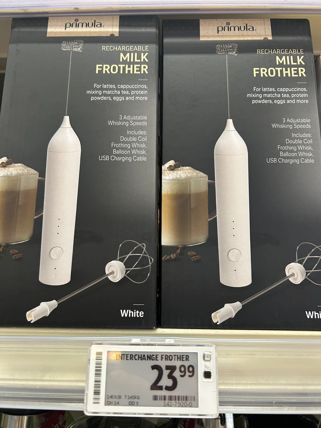 Used Rechargeable Milk Frother