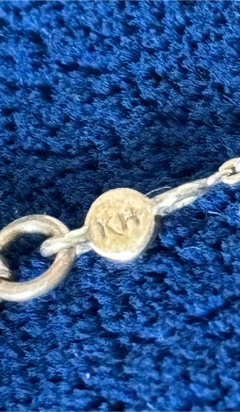 925 Silver Chain and Teardrop Pendant with Amethyst - photo 3