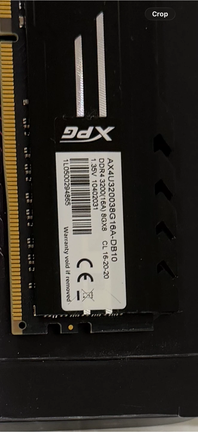 XPG GAMMIX D10 32GB(4x8GB) DDR4 3200MHz - photo 5