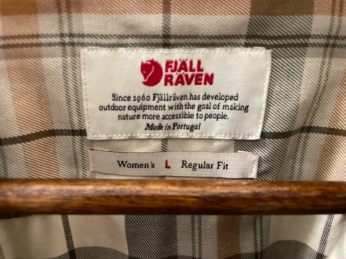 Fjällräven Women's Plaid Long Sleeve Shirt - Size L - photo 2
