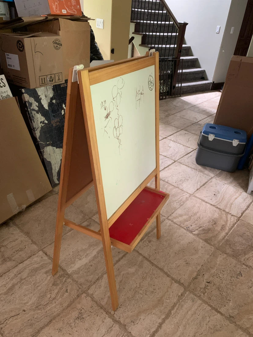 Wooden Double Sided Kids Art Easel - photo 2