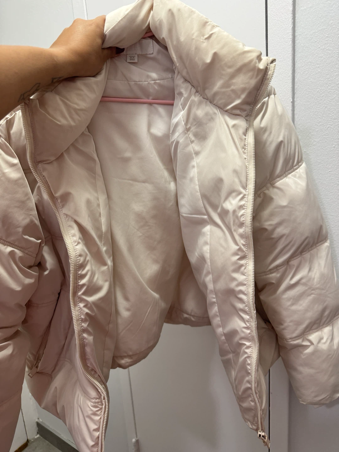 Zara Cream Puffer Jacket - photo 4
