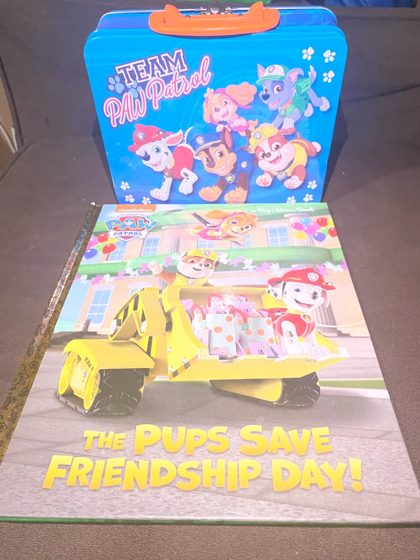 Paw Patrol Tin Lunchbox and "The Pups Save Friendship Day!" Book - photo 3