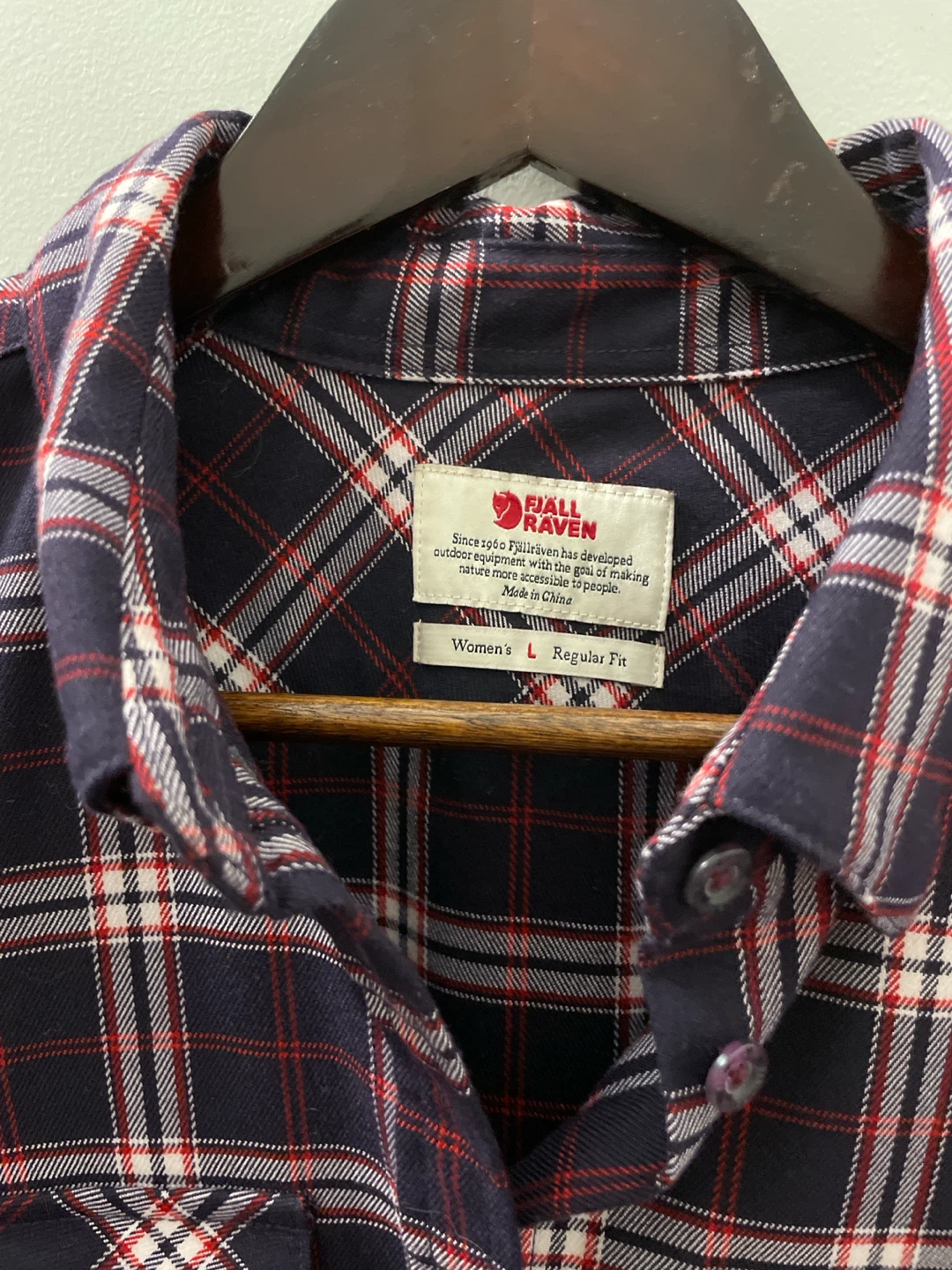 Fjällräven Flannel Shirt - Women's Large - photo 2