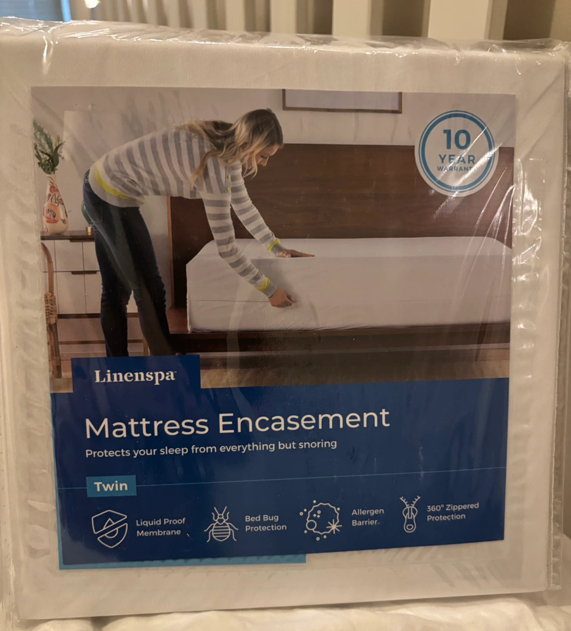 Mattress Encasement Twin/ Bed bug protection