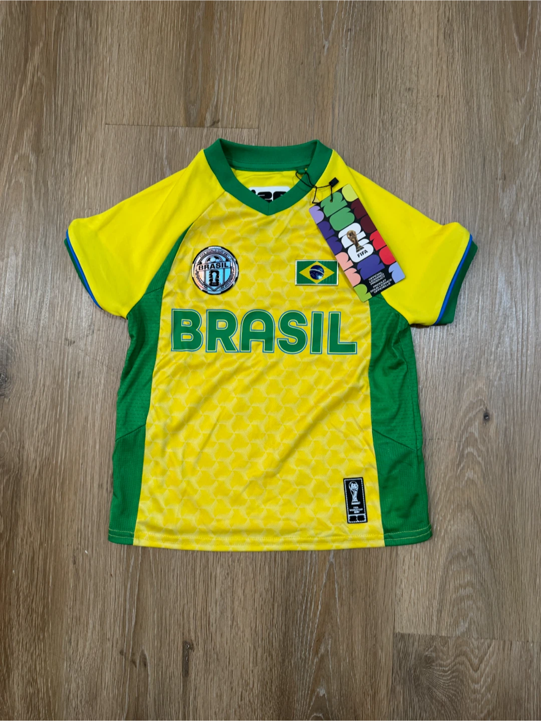 FIFA 2026 Brazil Jersey for Kids Size 4-5T
