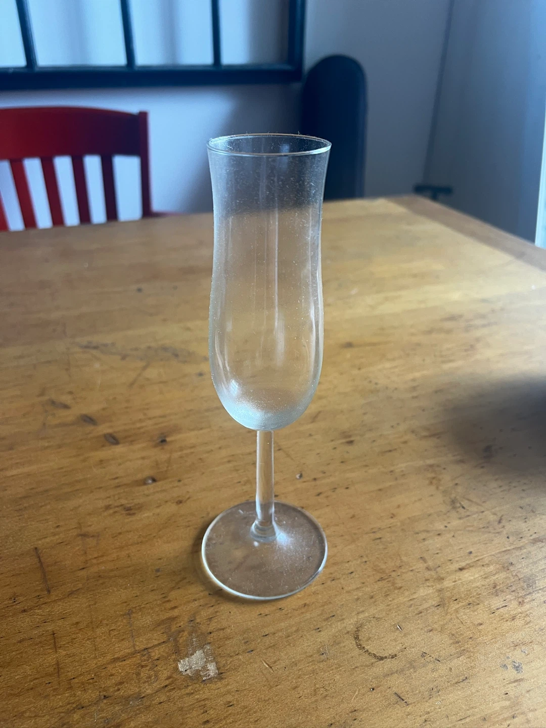 Set of 6 glass champagne flutes - photo 3