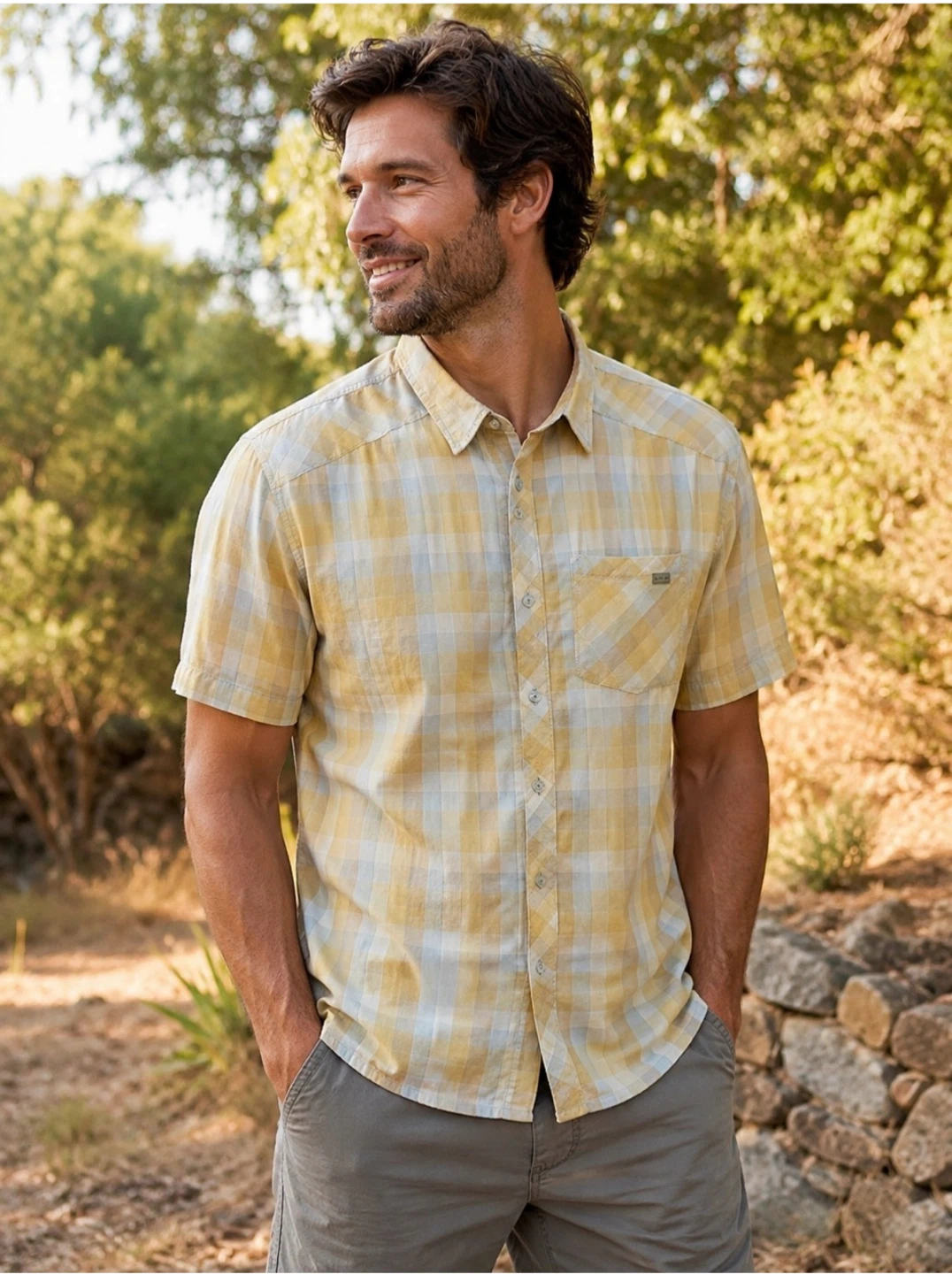 Arc'teryx Men's Plaid Button-Up Shirt XL