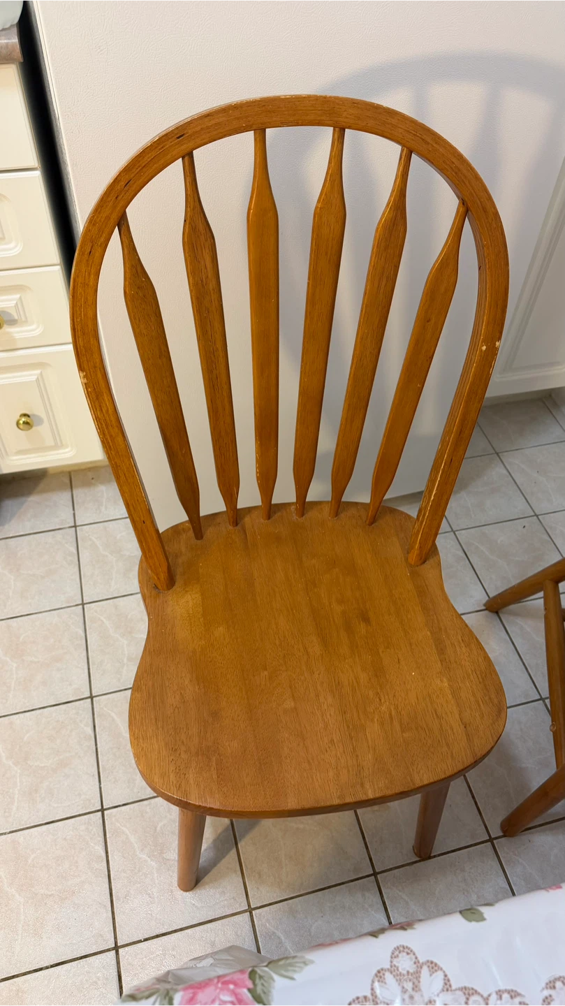 Solid Wood Dining Chairs - Set of 2 - photo 2