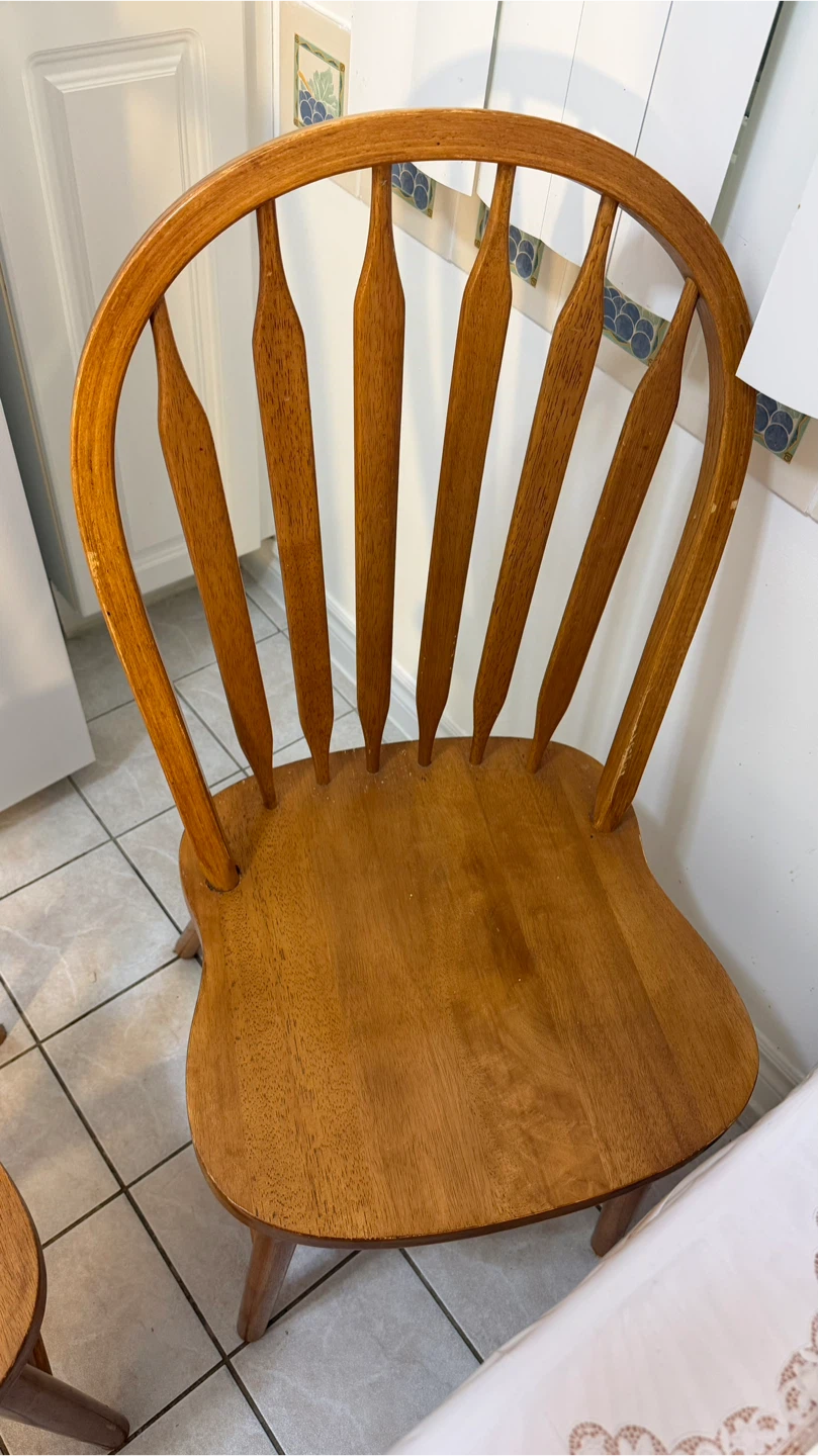 Solid Wood Dining Chairs - Set of 2 - photo 3