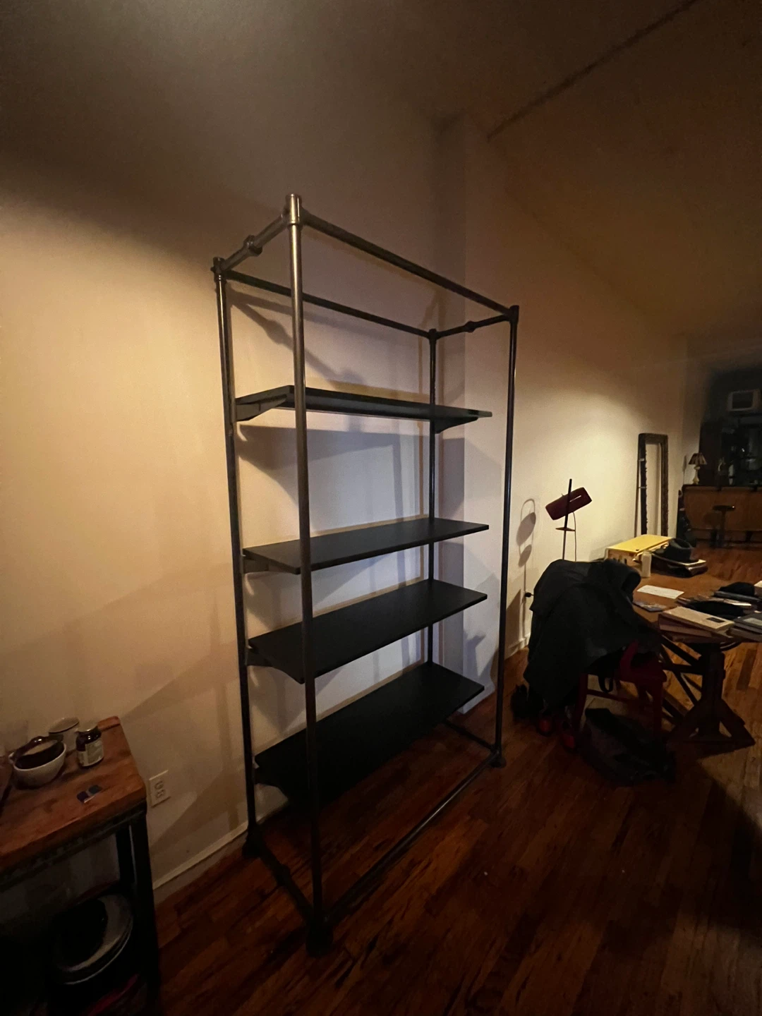 Pipe Shelf Rack industrial vibe - photo 2