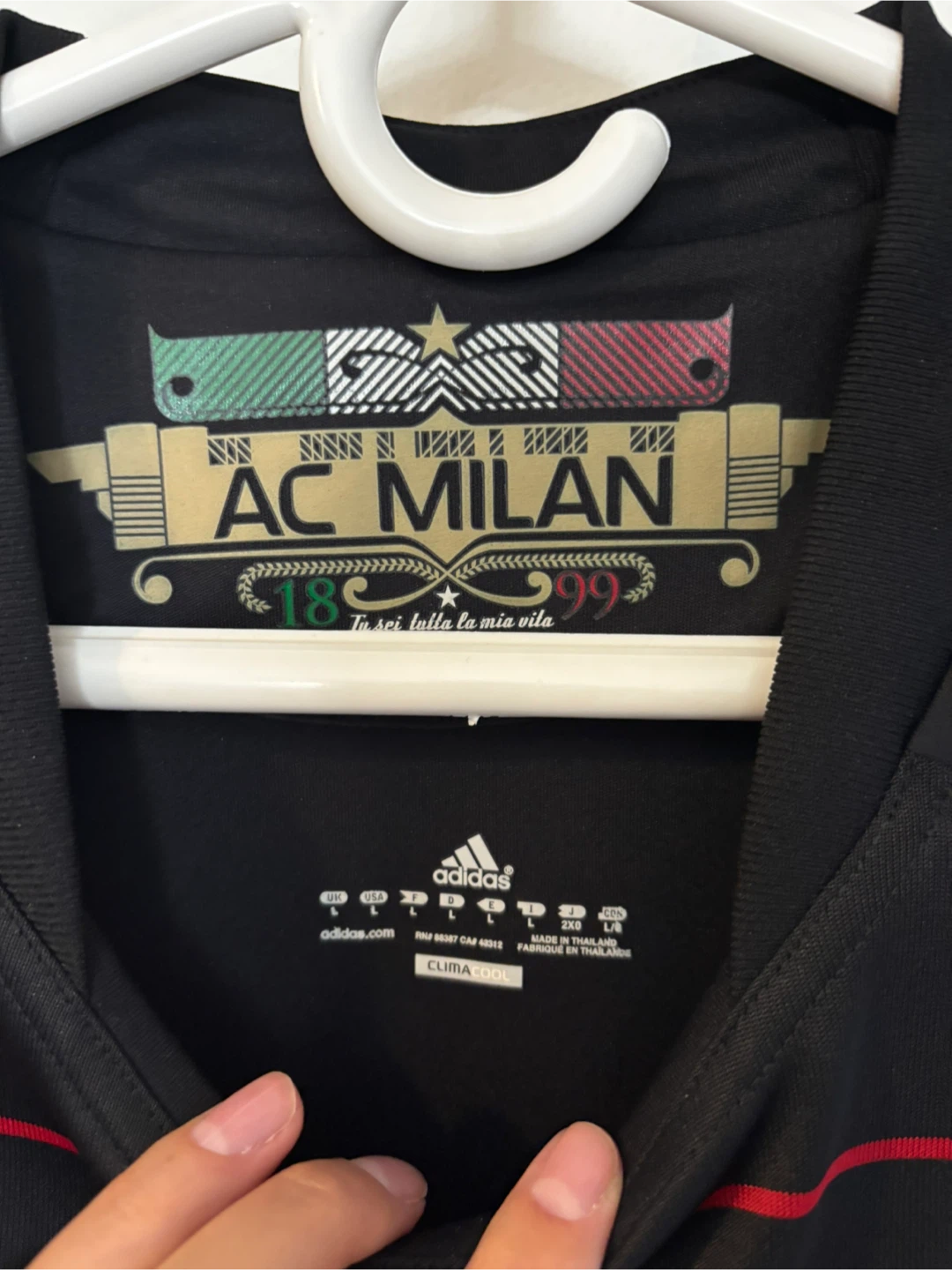 Adidas AC Milan Jersey - Size L - photo 3