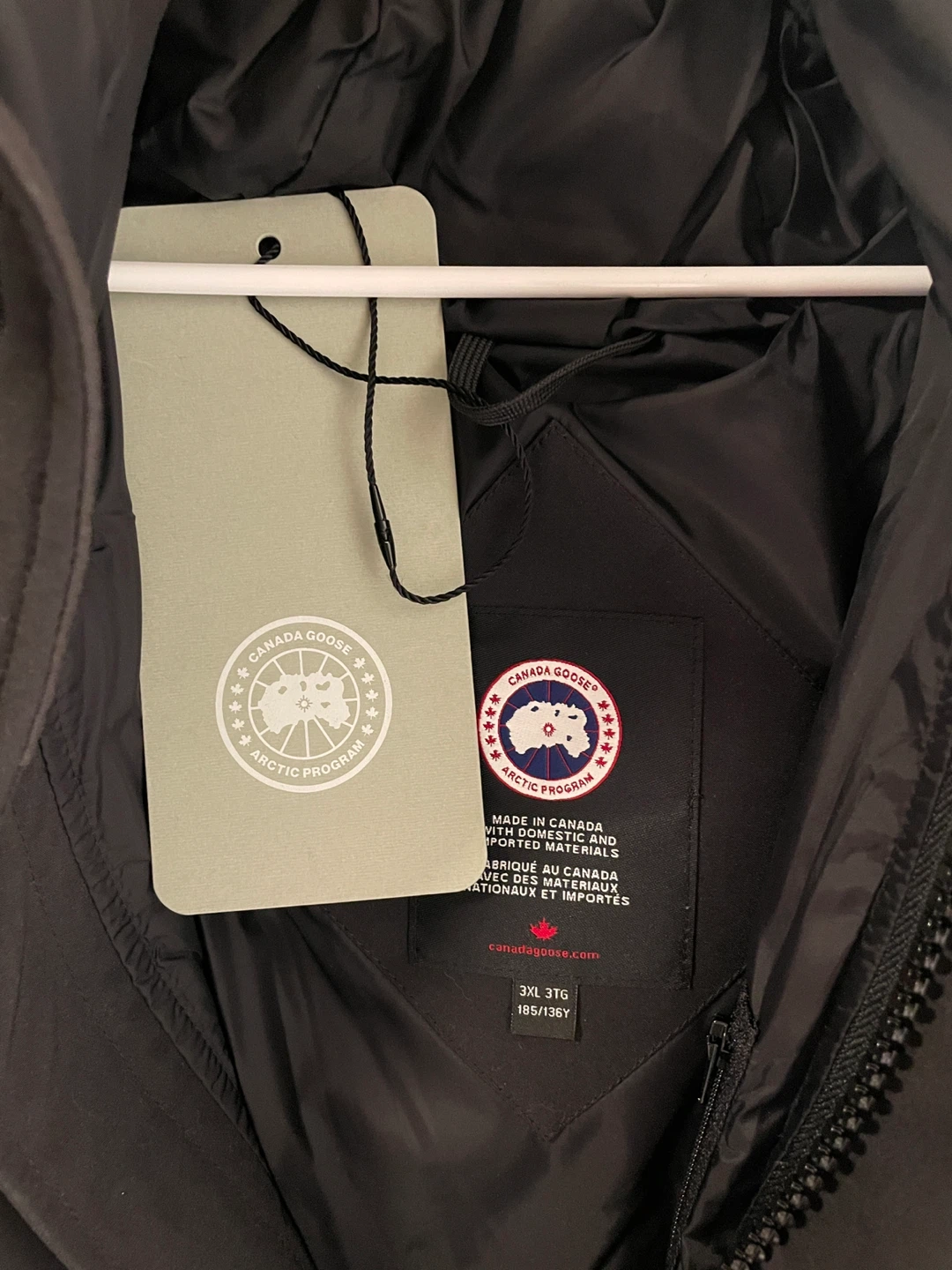 BRAND NEW 🥕 Canada Goose Black Carson Parka (Men's 3XL) - photo 5