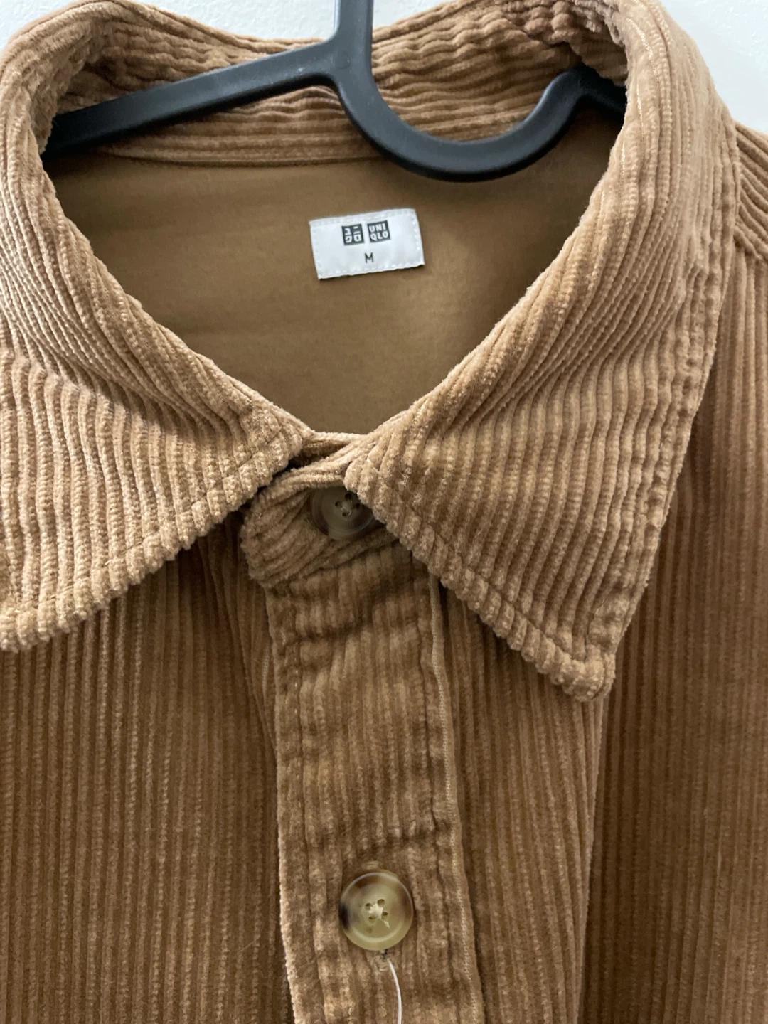 Uniqlo Corduroy Shirt Jacket - Brown, Size M - photo 2