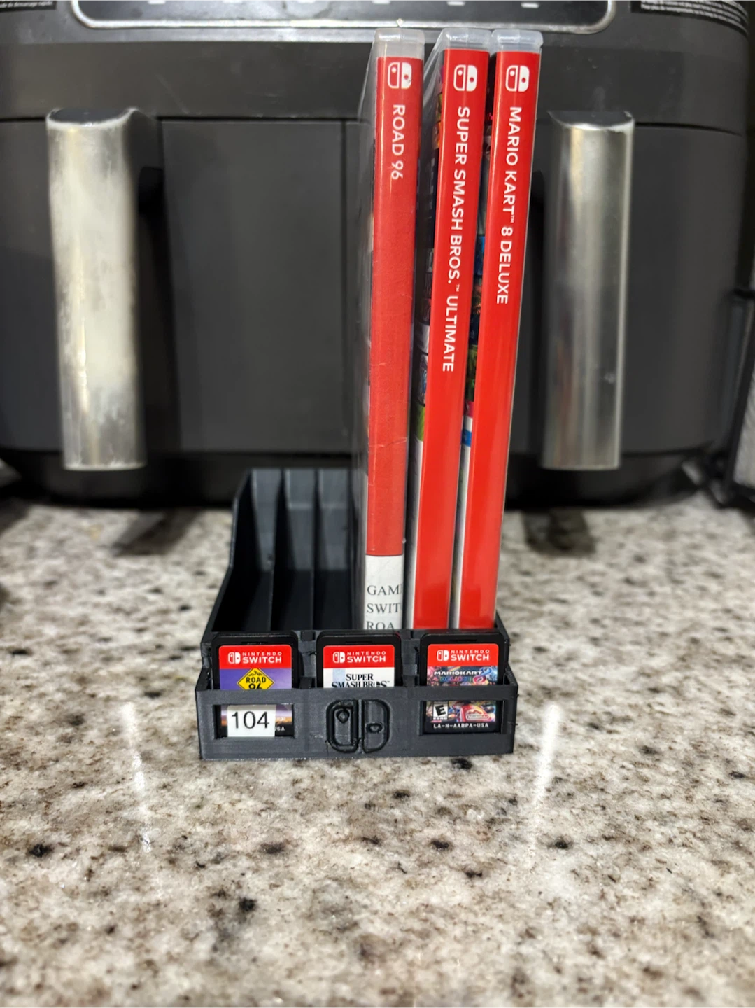 Nintendo Switch Game Cartridge and Case Holder(6 slots)
