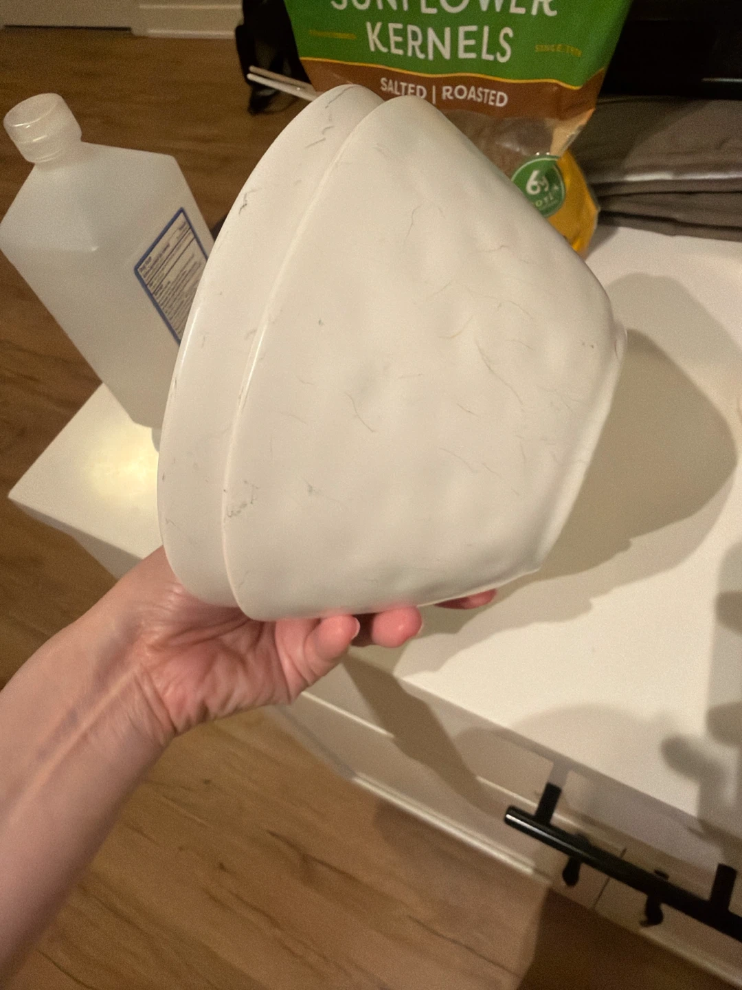 Crate & Barrel White Mixing Bowl - photo 3