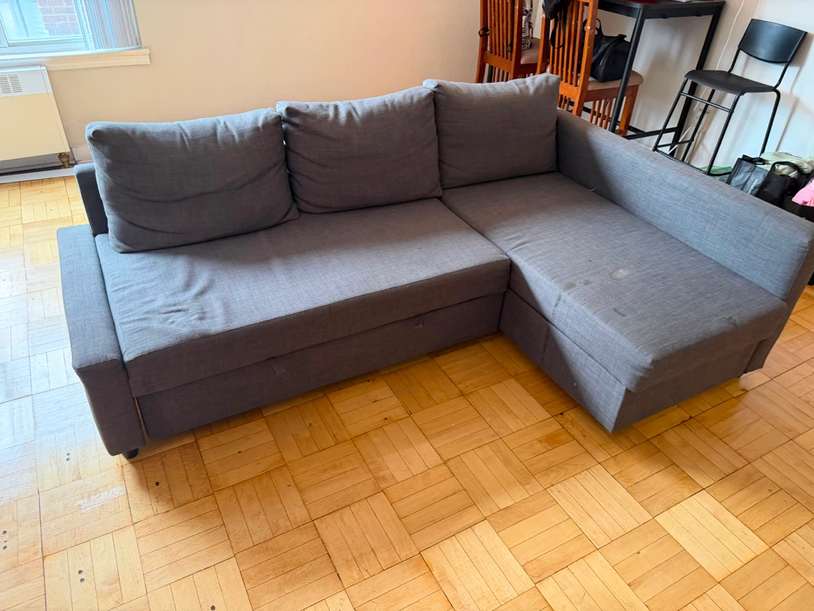 IKEA FRIHETEN Corner Sofa-Bed with Storage – Skiftebo Dark Gray