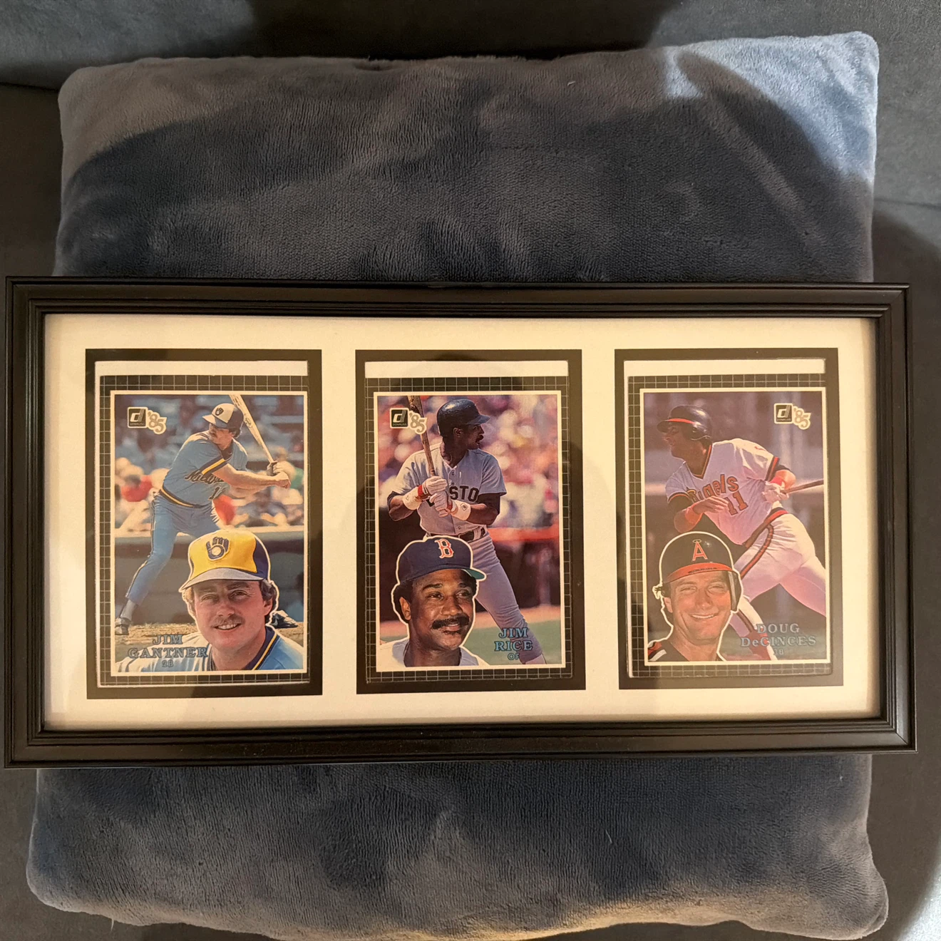 Framed 1985 Donruss Baseball Cards