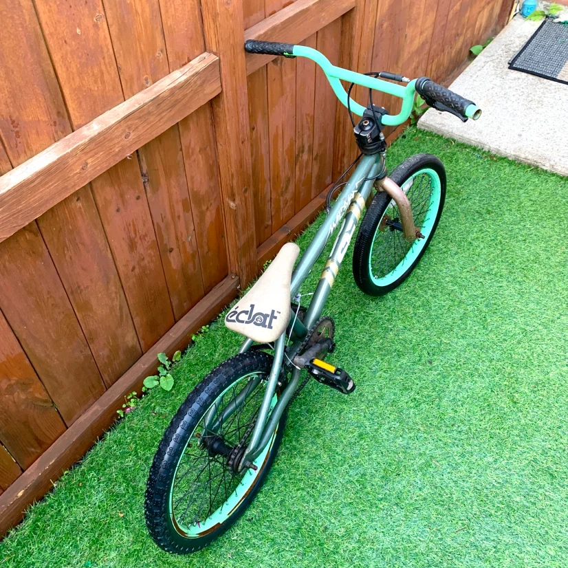 Green BMX Bike Freestyle Bicycle Older Youth Adult Stunt Bike - photo 3