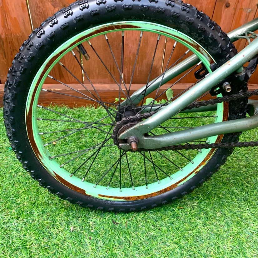 Green BMX Bike Freestyle Bicycle Older Youth Adult Stunt Bike - photo 4