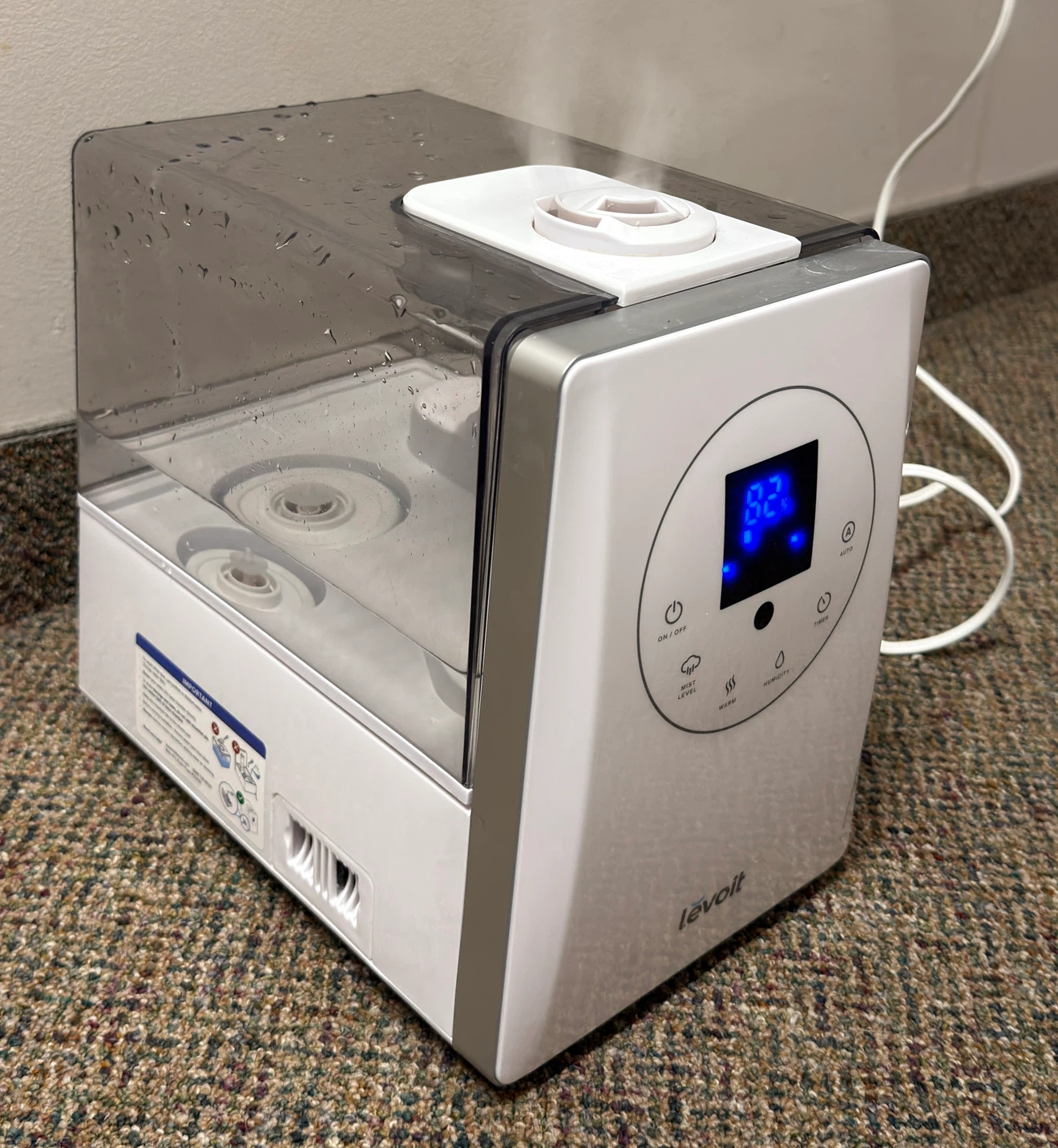 Levoit LV600S Smart Warm & Cool Mist Humidifier - photo 2