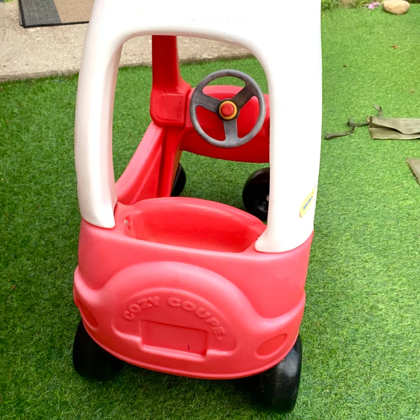 Kids Ride On Toy Car Red White Outdoor Toddler Push Play Car - photo 5