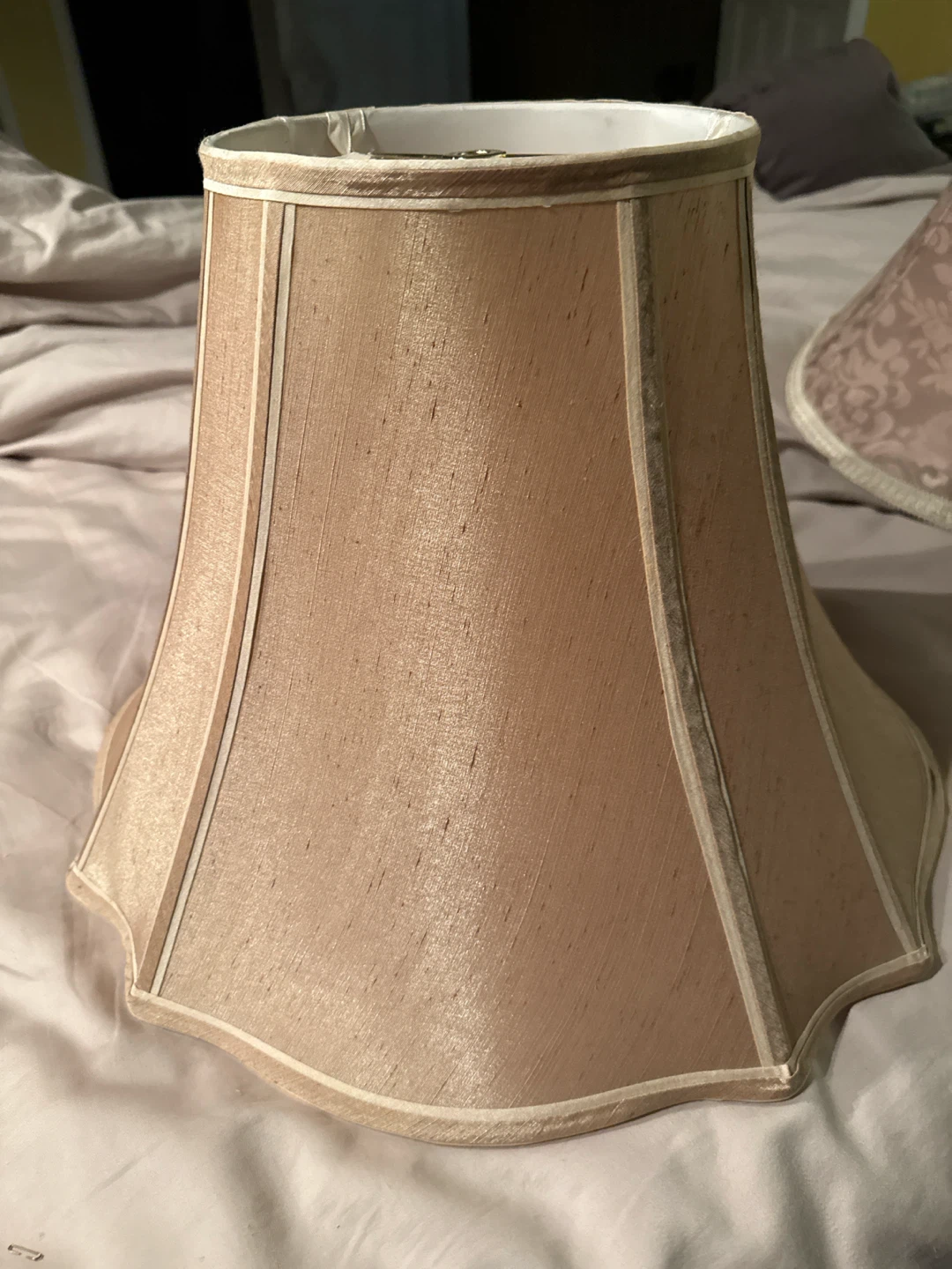 Bell champagne beige Lamp Shade - photo 2