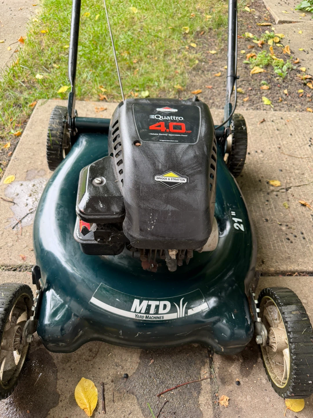 MTD Yard Machines 21 inch Lawn Mower - photo 2