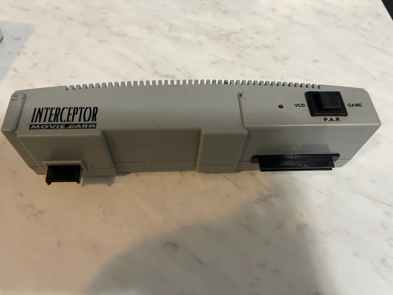 Interceptor Movie Card VCD Game Console