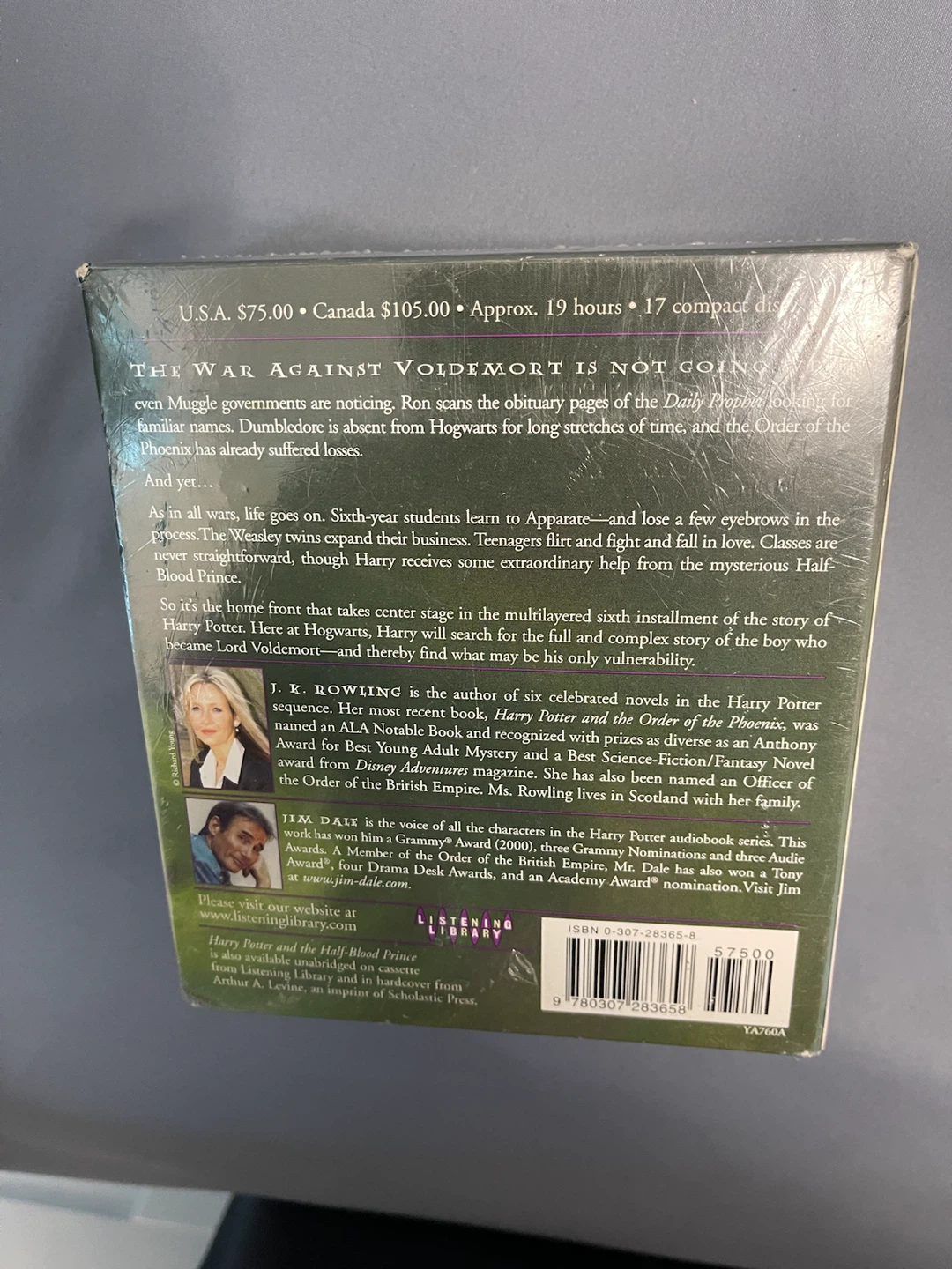 Harry Potter and the Half-Blood Prince Audiobook CD Set - photo 2