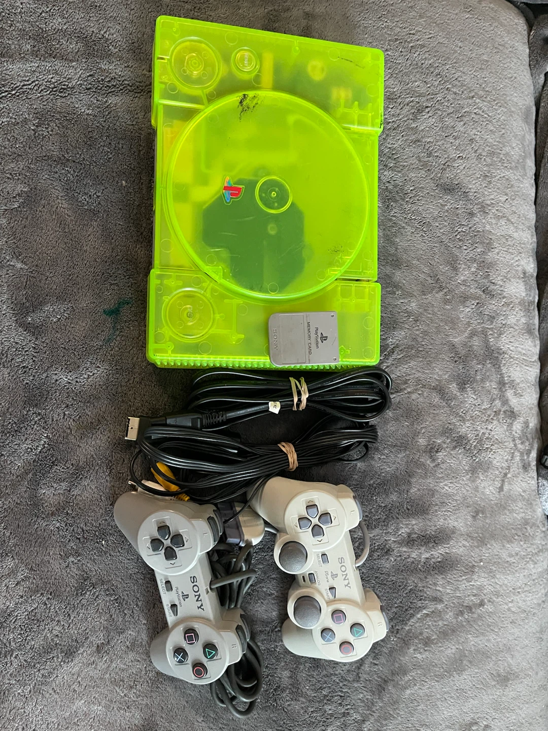 Sony PlayStation 1 PS1 Console - Translucent Green