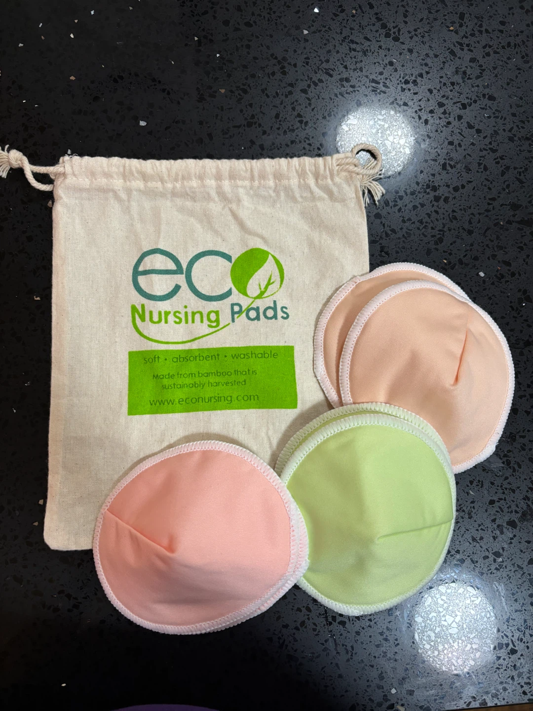 NEW Eco Nursing Pads Reusable Bamboo Set