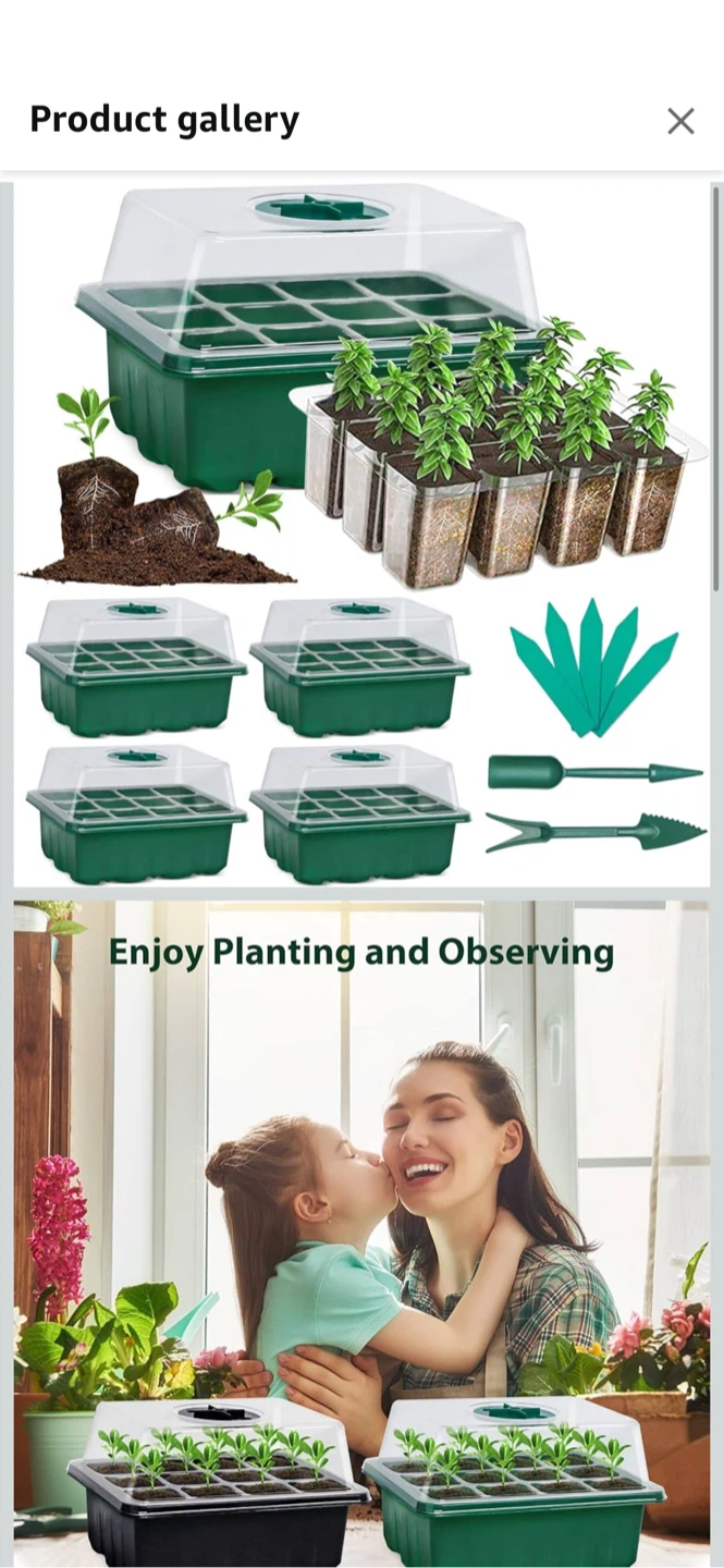 Seedling Starter Tray Kit with Lid