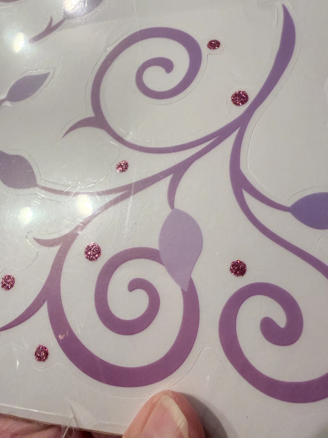 Design Wall sparkly, pink Bird Decor Decals - photo 4