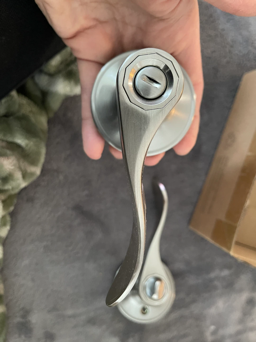 Door Lever Set - Satin Nickel - photo 3