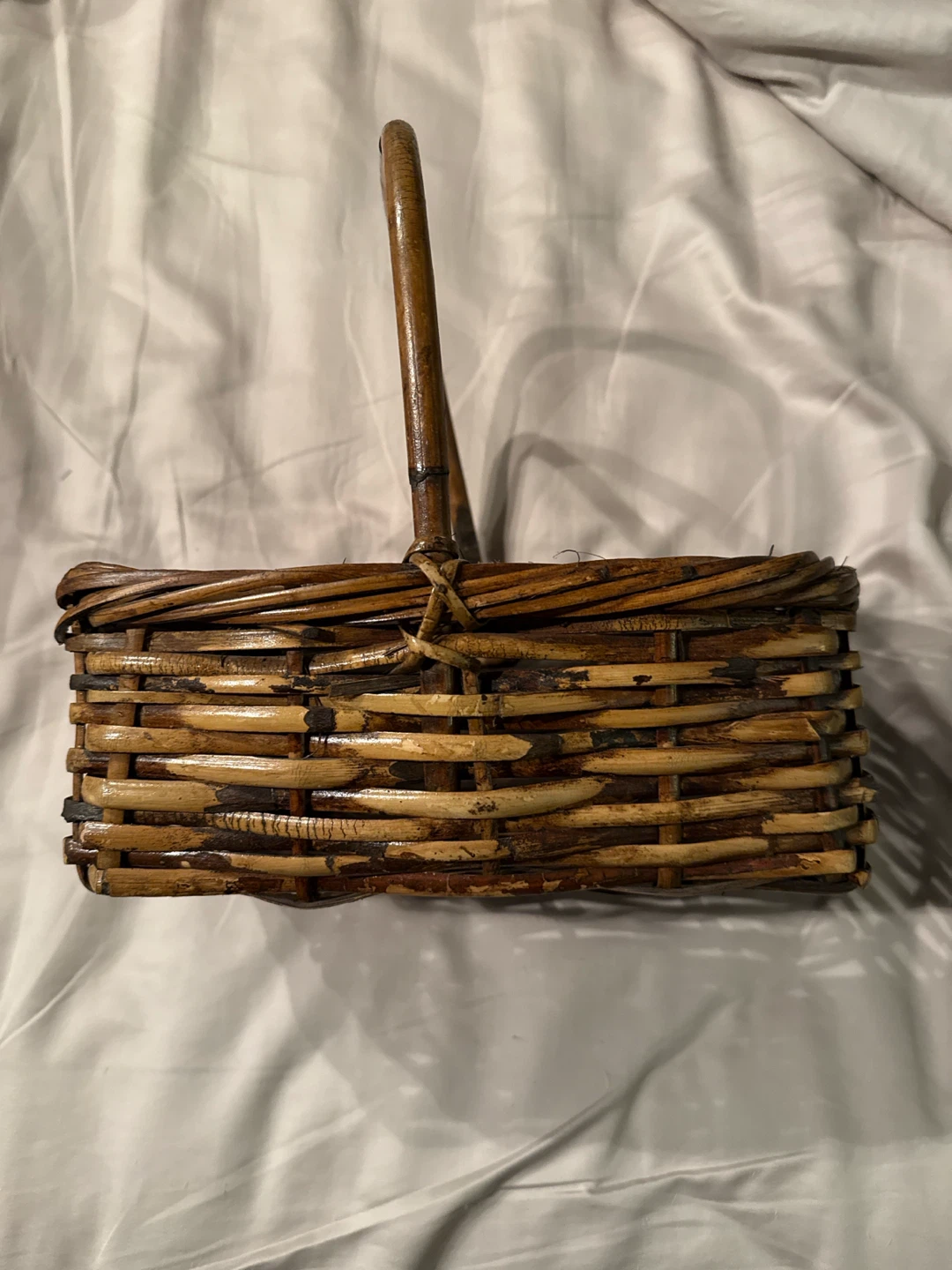 Wicker Basket with Handle