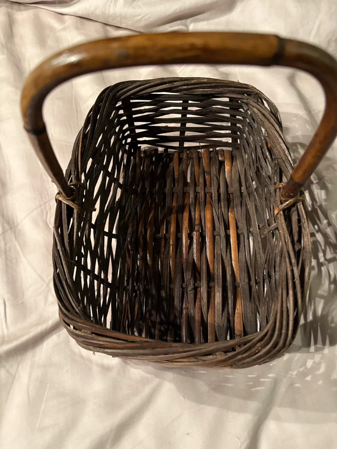 Wicker Basket with Handle - photo 2