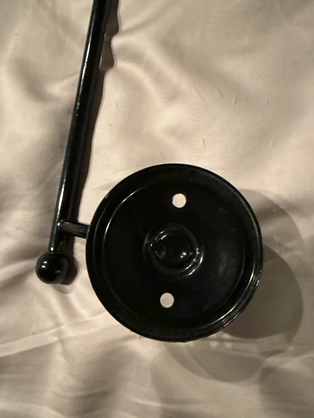 Black Metal Towel Holder - photo 2