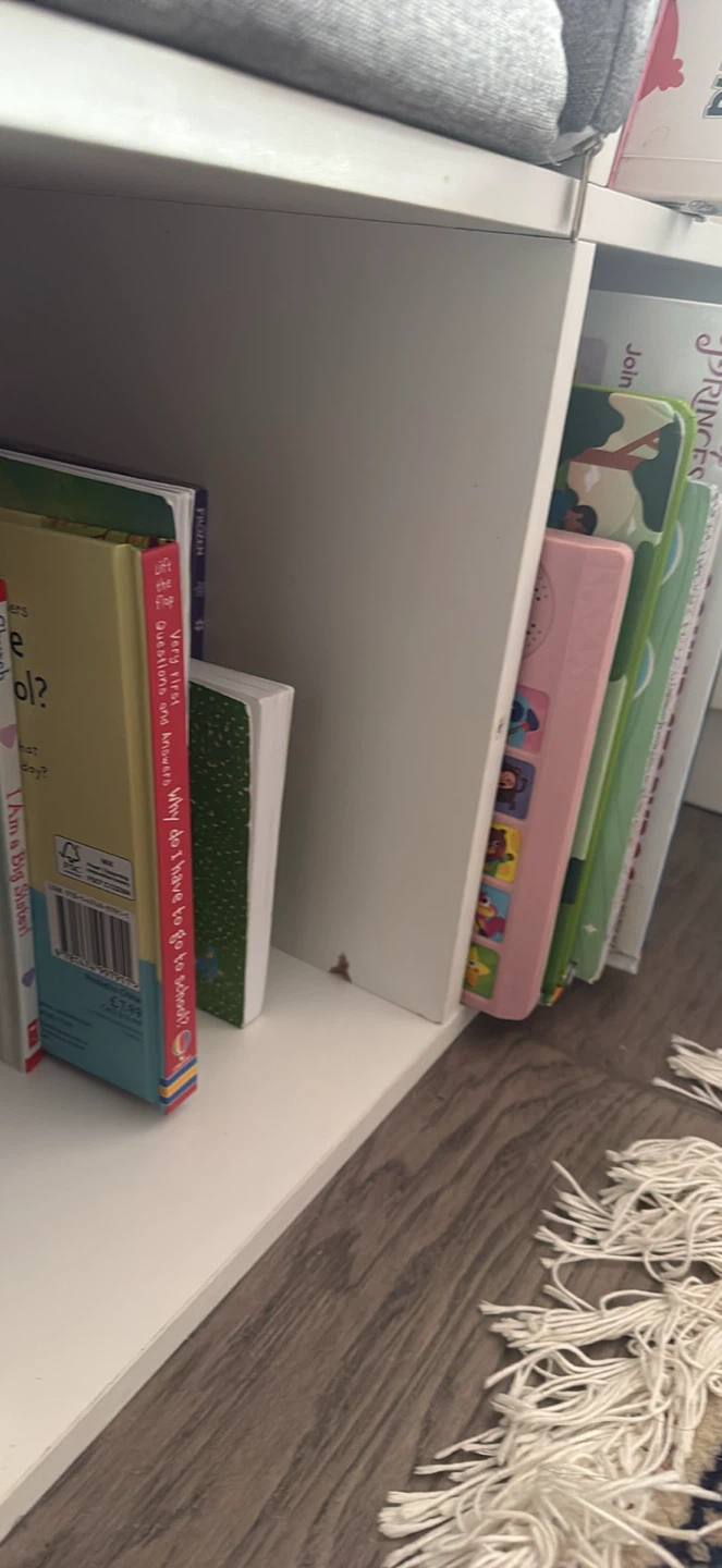 White Kids' Bookshelf with Bench Seat - photo 4