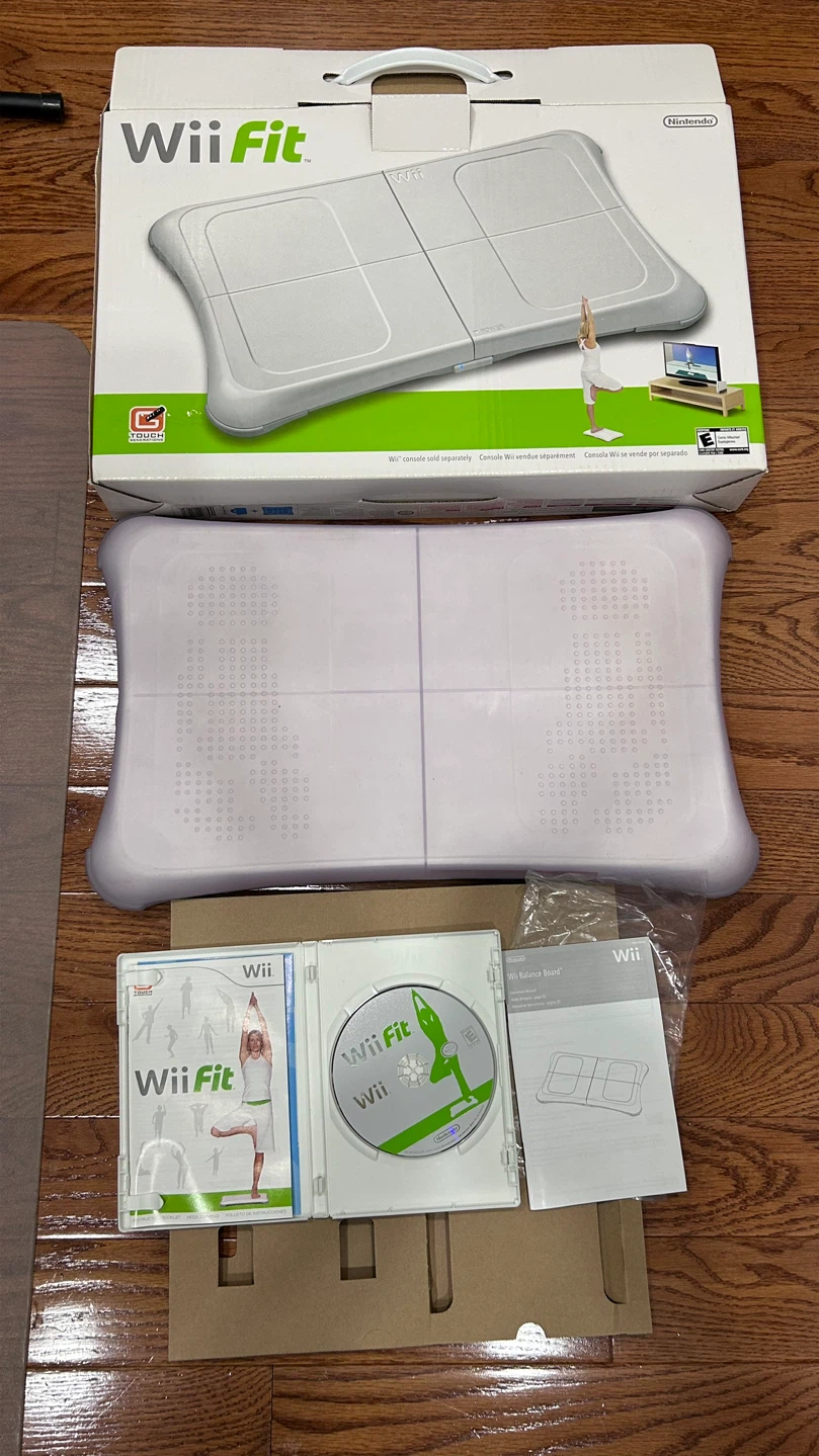 Wii Console and Wii Play game +Wii fit Console and Game - photo 2