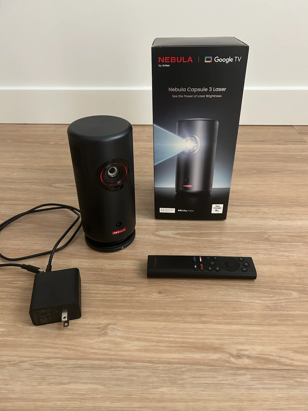 Nebula Capsule 3 Laser Projector with Google TV