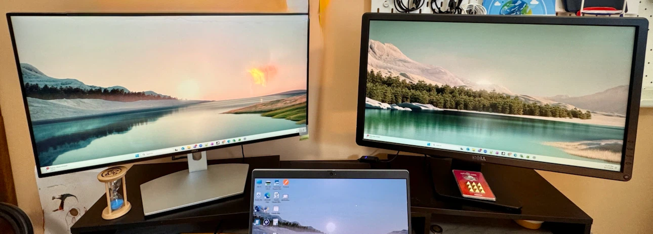 2 Dell 24 inch Monitors
