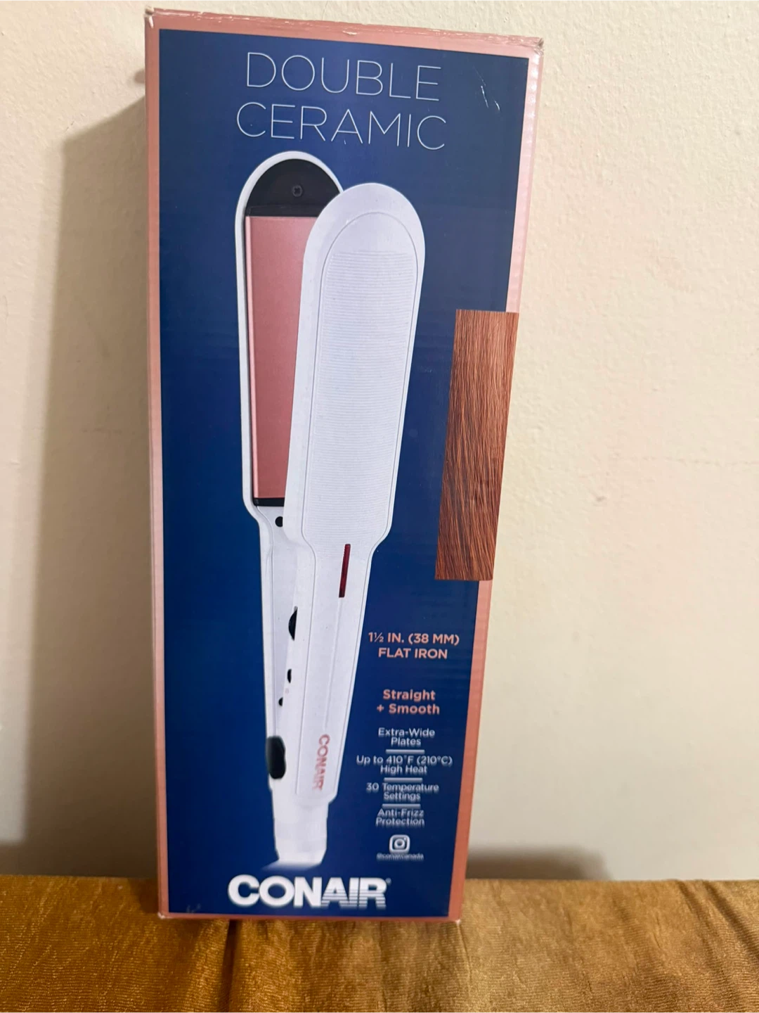 Conair Double Ceramic 1 1/2" Flat Iron