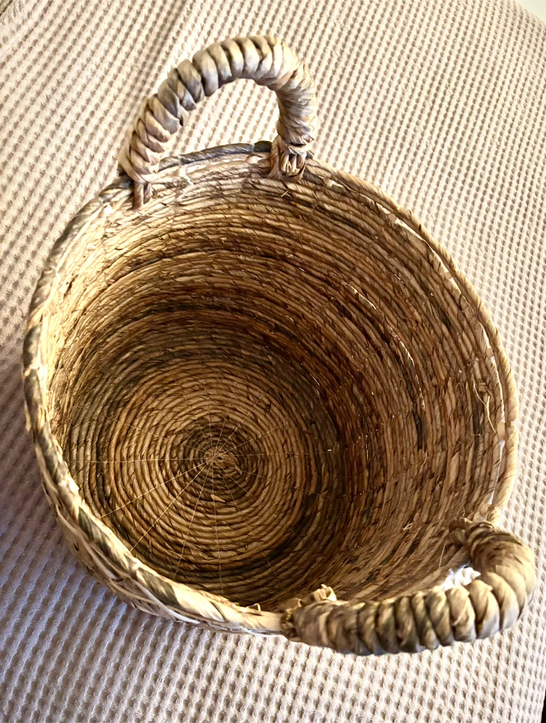 Woven Storage Basket with Handles - photo 2