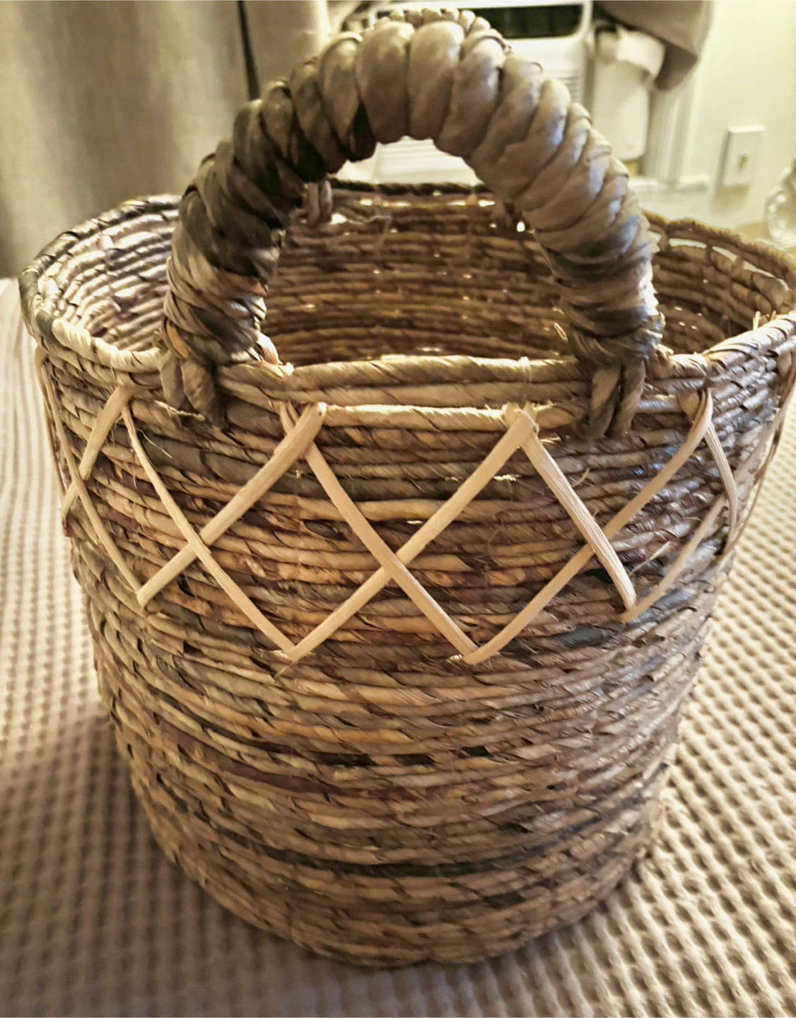 Woven Storage Basket with Handles - photo 3