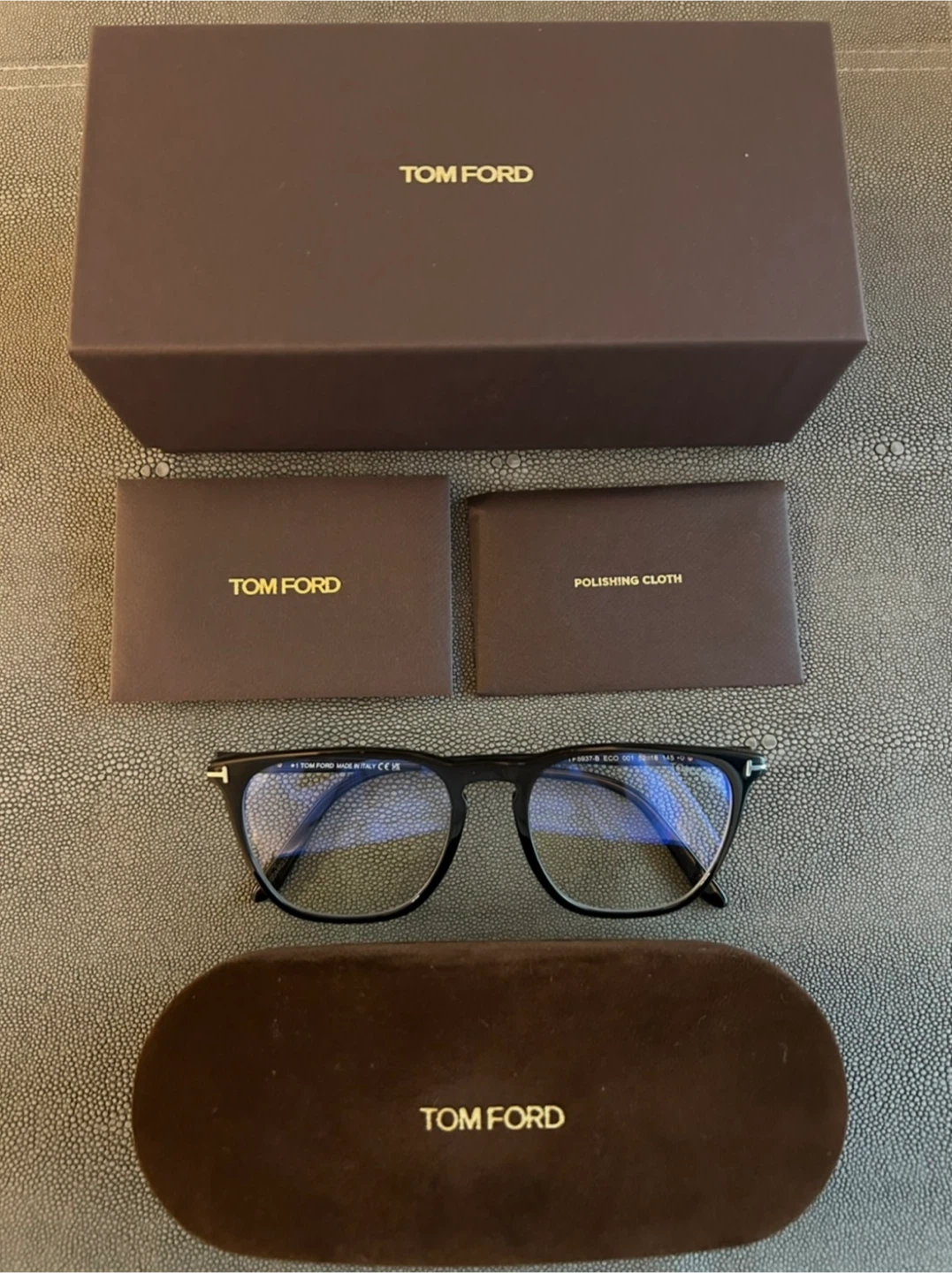 Tom Ford TF5618-B Optical Glasses - Black