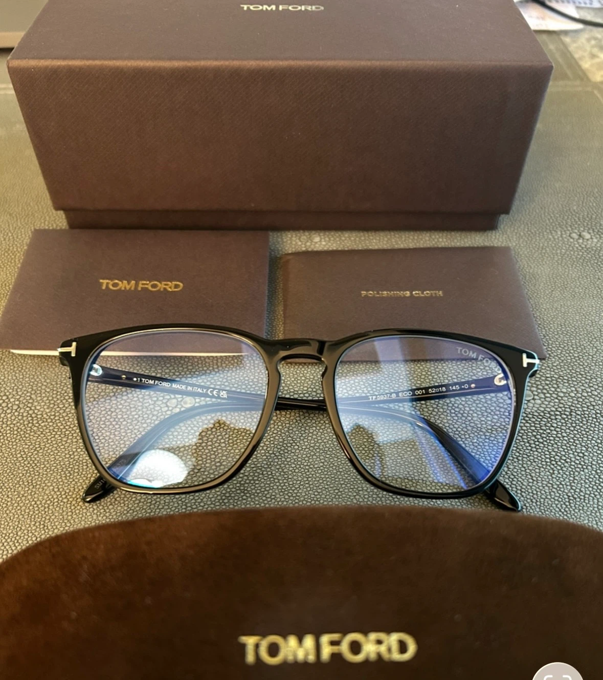 Tom Ford TF5618-B Optical Glasses - Black - photo 2