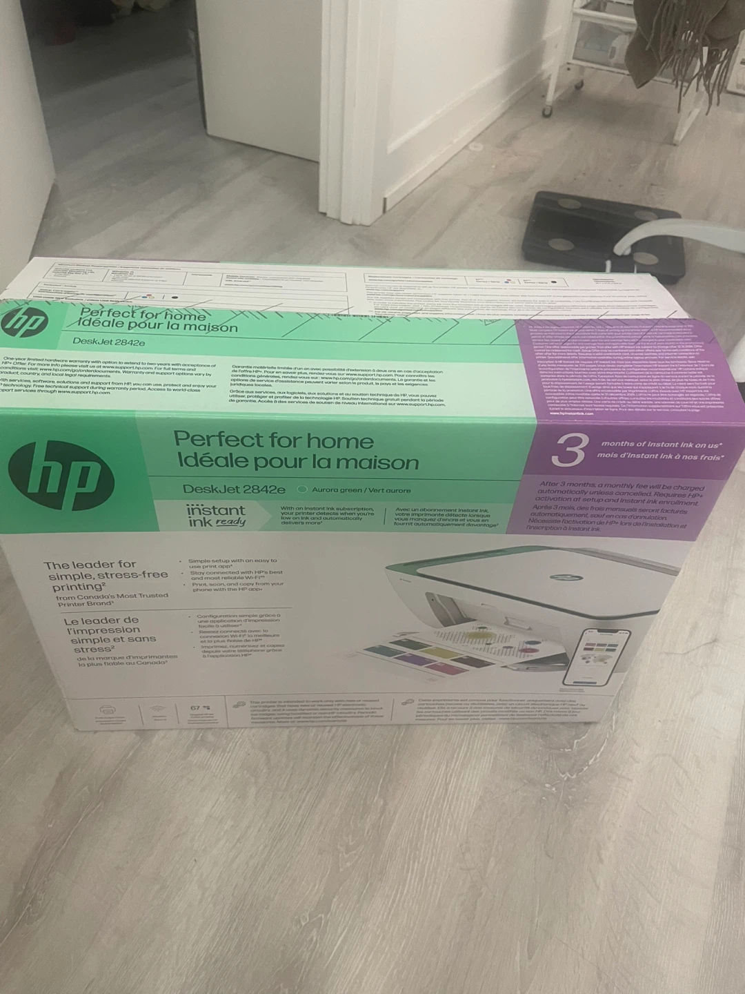HP DeskJet 2842e All-in-One Printer - Aurora Green - photo 2