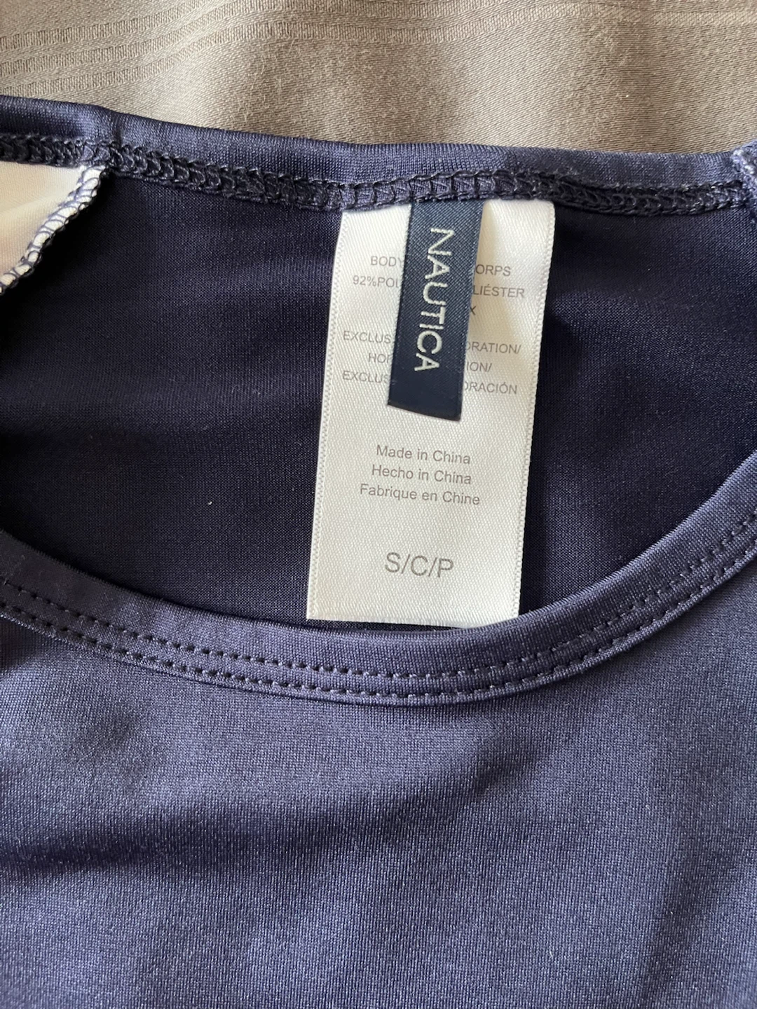 Nautica Long Sleeve Rash Guard Top - photo 2