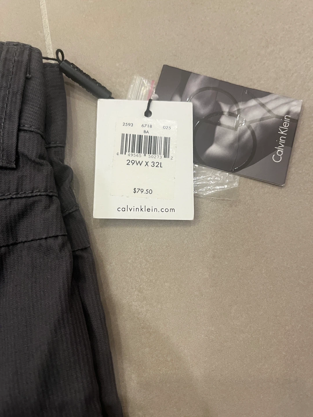 Calvin Klein Grey Men’s Pants - photo 2